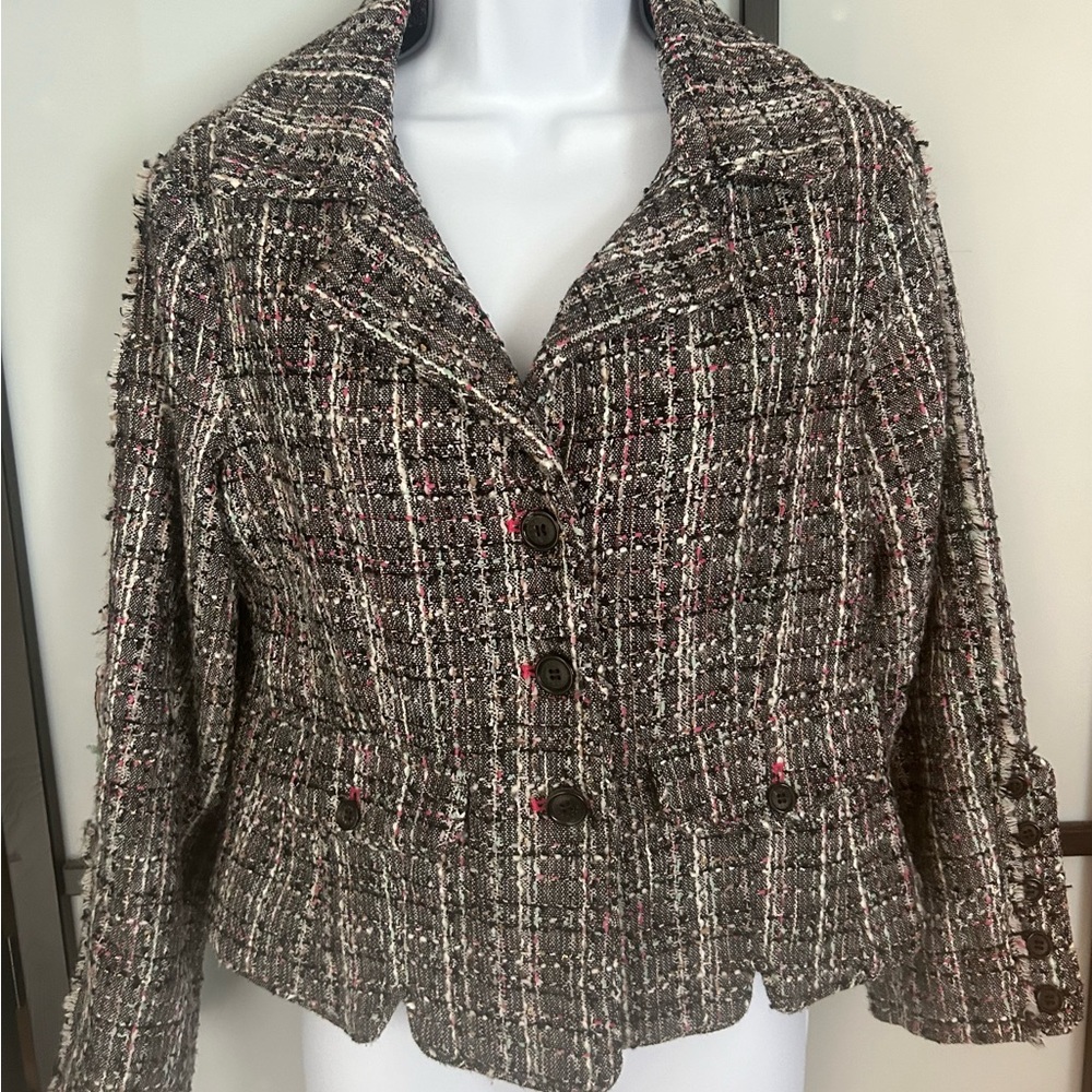 Pink Tartan Blazer